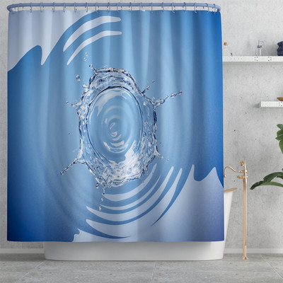 Zeegle neslīdošs vannas paklājiņš un ūdensnecaurlaidīgs dušas Curtian komplekts Blcak 3D drukāšanai vannas istabas paklāja paklājs, absorbējošs pēdu paklājs U-veida paklājs