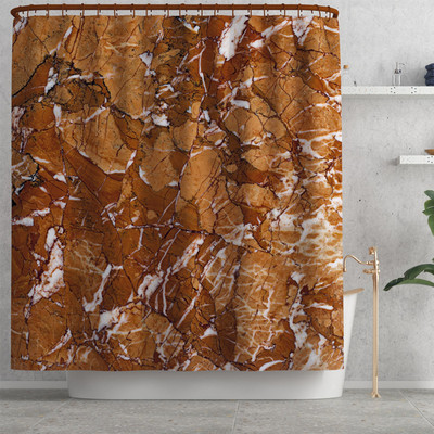 Zavjesa za tuširanje sa šarenim prugama i set flanelskih prostirki za kupaonicu Tepih od memorijske pjene WC Tepih Neklizajuća prostirka za noge Tepih u obliku slova U