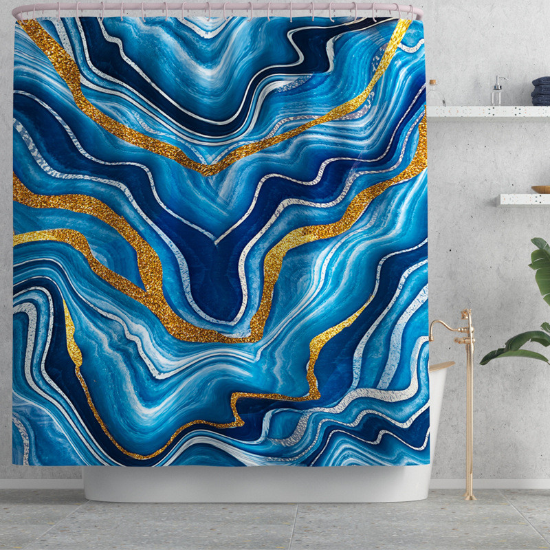 Mājas apdare Vannas istabas paklājs Paklājs Mazgājams vannas paklājiņš Poliestera dušas aizkaru komplekts Absorbējošs Tualetes Paklājiņš Pretslīdošs grīdas paklājs