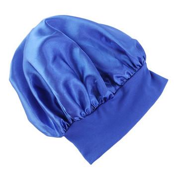 Γυναικείο σατέν καπέλο μαλλιών Νυχτερινό καπέλο ύπνου Καπέλο καπέλο ύπνου Stain Bonnet ύπνου Καπάκι μίας στρώσης για γυναίκες