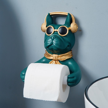 Творческа музика куче кухненски държач за тоалетна ролка без перфоратор държач за тоалетна хартия за баня държач за тоалетна хартия държач за кърпички