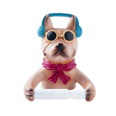 Radošas mūzikas suns virtuves tualetes papīra turētājs bez perforatora vannas istabas tualetes papīra turētājs tualetes papīra turētājs salvetes turētājs