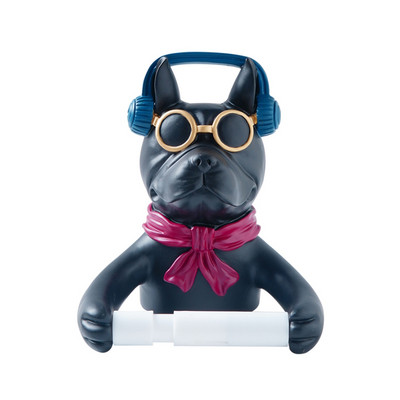 Radošas mūzikas suns virtuves tualetes papīra turētājs bez perforatora vannas istabas tualetes papīra turētājs tualetes papīra turētājs salvetes turētājs