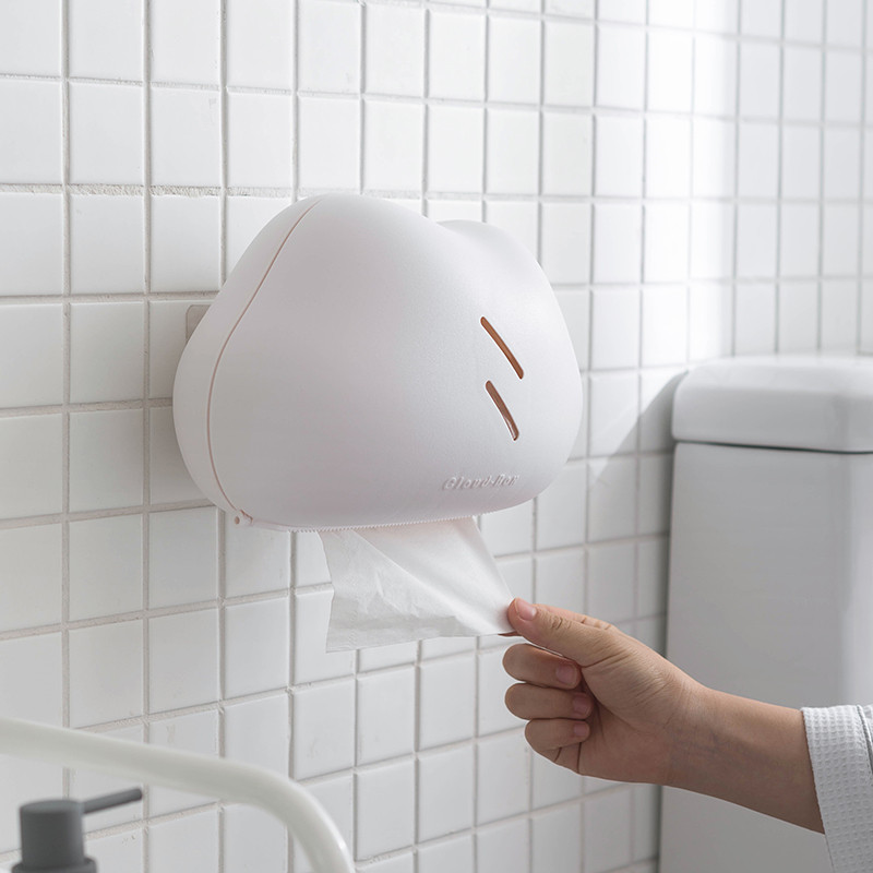 Vairāku salvešu turētājs Neizsekojams sienas pakarināms mākoņa uzglabāšanas salvete kastes salvešu plaukts