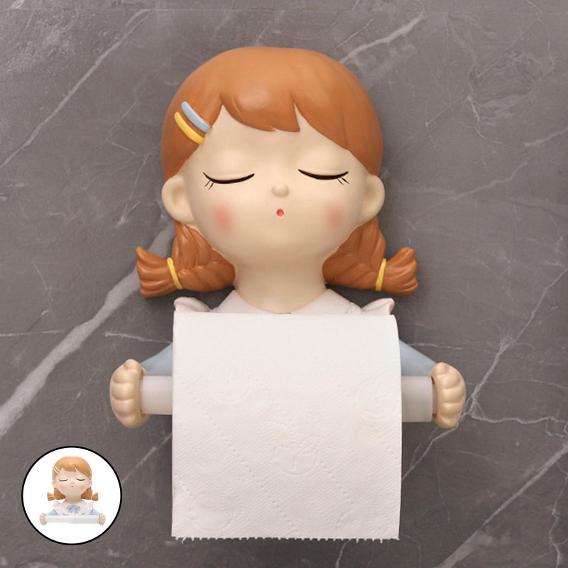 Jauks tualetes papīra turētājs audu ruļļu pakaramo ornamentu organizators mājas viesnīcas vannas istabai