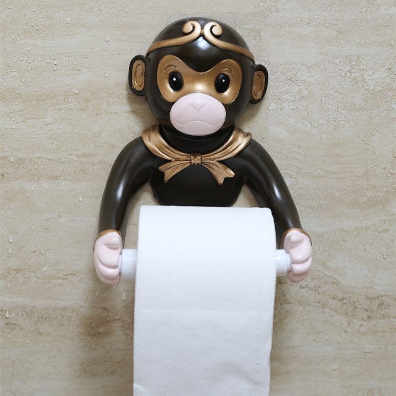 Zidni dekor od smole Životinje Držač maramica Umjetnički proizvodi za uređenje doma WC Kupaonica Kutija za papir Držač za rolu papira