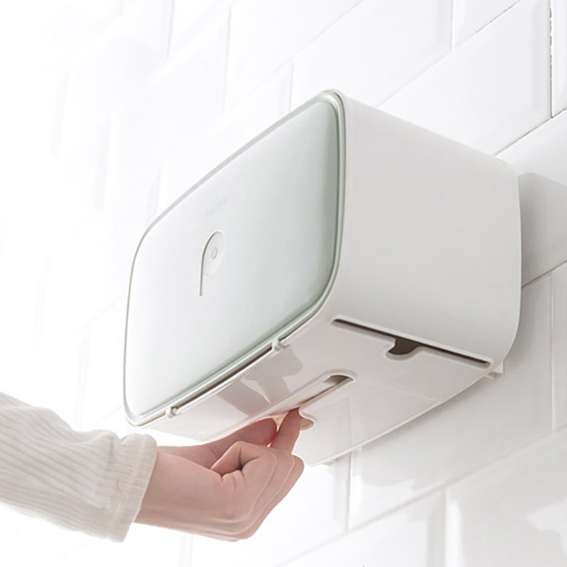 Daudzfunkcionāla tualetes salvešu kaste Atkritumu maisu uzglabāšanas kastes sanitāro salvešu futrālis, sadzīves papīra turētāji vannas istabas salvešu tvertne