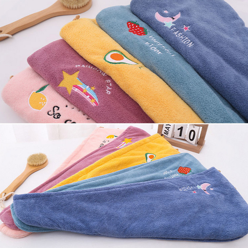 Mekani ručnik za kosu od mikrovlakana za djevojčice, super upijajuća, brzo sušeća čarobna kapa za tuširanje za žene, kupaonski turban za kosu, omotač za glavu