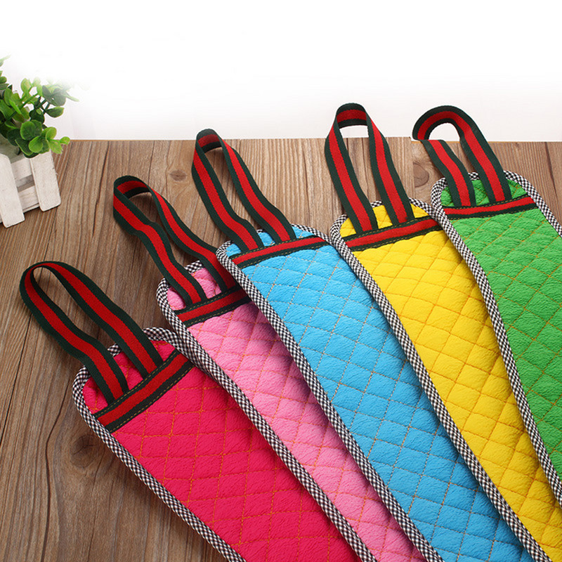 2PC Kupaonica Pull Back Traka Pull Remen Ručnik Njega kože Četka za tijelo Piling pranje Duga jaka spužvasta četka Nasumično