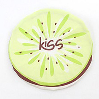 Cute Fruit Design Ūdensizturīga vannas cepure Atkārtoti lietojamas elastīgas dušas cepures Salonu matu cepures meitenes sievietēm bērniem dušas cepures vannas istabas izstrādājumi