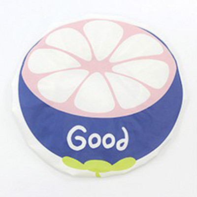 Cute Fruit Design Ūdensizturīga vannas cepure Atkārtoti lietojamas elastīgas dušas cepures Salonu matu cepures meitenes sievietēm bērniem dušas cepures vannas istabas izstrādājumi