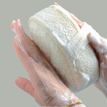 Φυσική λούφα σφουγγάρι Μπάνιο ντους με μπάλα Τρίψιμο μπάνιου ντους Πλύσιμο σώματος Κατσαρόλα Σφουγγάρι καθαριστικό ανθεκτικό Υγιές υγιεινό μασάζ βούρτσα μπάνιου