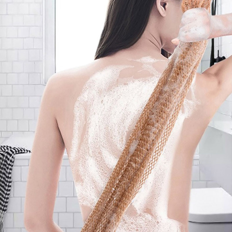 20x65cm African Net Long Bath Body Exfoliating Long Net dušas ķermeņa skrubis Muguras skruberis Skin Smoother Beauty Skin Bath Wash