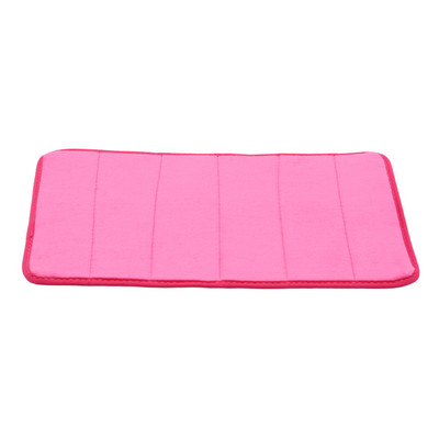 U-veida ūdeni absorbējošs putu vannas paklājiņš Tualetes paklājiņš Vannas istaba Koraļļu vilnas paklāja paklājs Neslīdošs grīdas tualete Mājas dekorsMājas