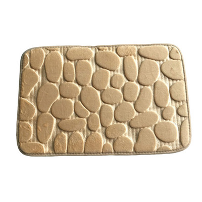 U-veida ūdeni absorbējošs putu vannas paklājiņš Tualetes paklājiņš Vannas istaba Koraļļu vilnas paklāja paklājs Neslīdošs grīdas tualete Mājas dekorsMājas