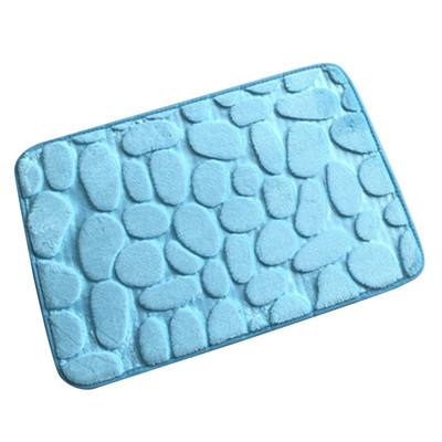 U-veida ūdeni absorbējošs putu vannas paklājiņš Tualetes paklājiņš Vannas istaba Koraļļu vilnas paklāja paklājs Neslīdošs grīdas tualete Mājas dekorsMājas