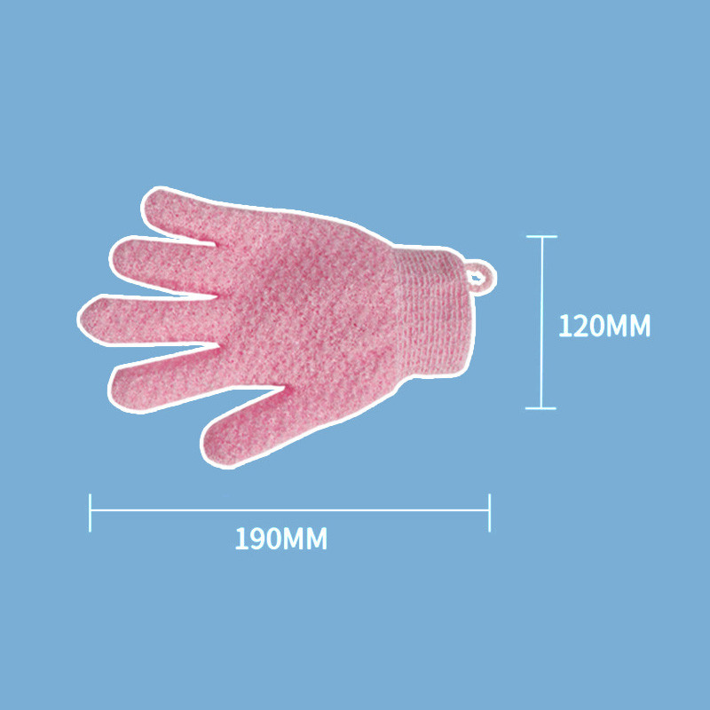 Pīlinga cimdi Mitt For Shower Scrub Cimdi Masāža ķermeņa skrubim Vanna pīlingam Sponge Wash Skin Moisturizing SPA