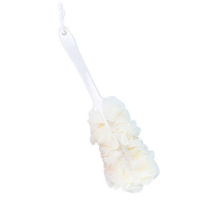 Perie de baie Nouă cu mâner lung, plasă moale, spate, corp, baie, duș, perie de spălat, burete, perie pentru spate, săpun de spălat spa #45