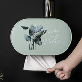 Tualetes papīra turētājs Creative plastmasas ūdensnecaurlaidīgs vannas tualetes papīra turētājs pie sienas piestiprināms papīra uzglabāšanas kastes tualetes audu dozators