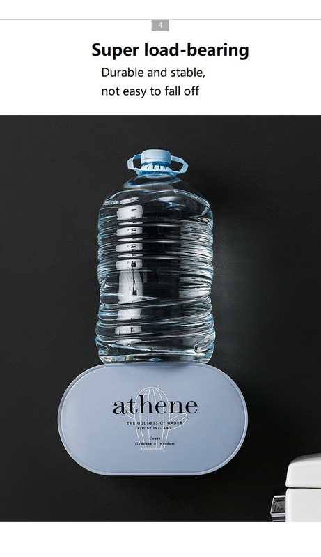 Tualetes papīra turētājs Creative plastmasas ūdensnecaurlaidīgs vannas tualetes papīra turētājs pie sienas piestiprināms papīra uzglabāšanas kastes tualetes audu dozators