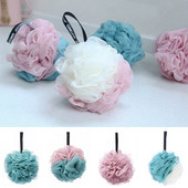 1gab diametrs 11cm vannas bumba PE materiāls Divu krāsu vannas dvieļu skruberis Attīrošs aktivēta āda Vannas istabas piederumi