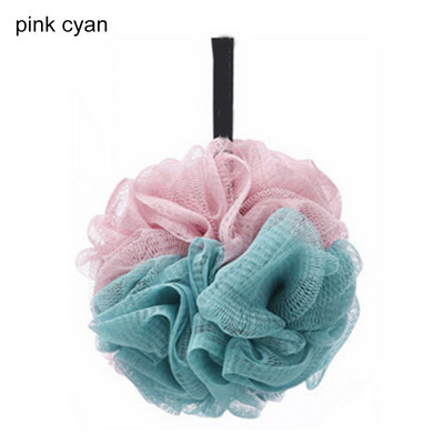 1gab diametrs 11cm vannas bumba PE materiāls Divu krāsu vannas dvieļu skruberis Attīrošs aktivēta āda Vannas istabas piederumi