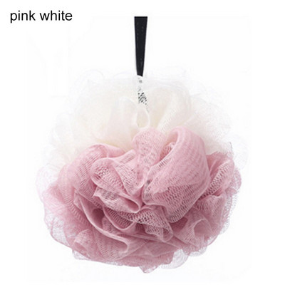 1gab diametrs 11cm vannas bumba PE materiāls Divu krāsu vannas dvieļu skruberis Attīrošs aktivēta āda Vannas istabas piederumi