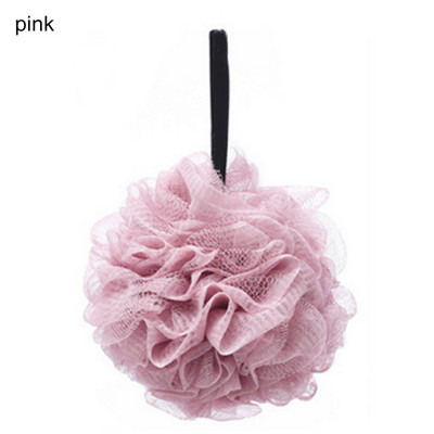 1gab diametrs 11cm vannas bumba PE materiāls Divu krāsu vannas dvieļu skruberis Attīrošs aktivēta āda Vannas istabas piederumi