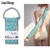 Divpusējs pīlings ķermeņa skruberis muguras tīrīšanas mazgāšanas lupatiņa mīksta birste vannas dušas pīlingam uz augu bāzes