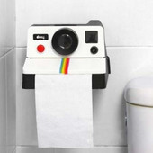 1 tk loominguline retrokaamera kujuga inspireeritud salvrätikukarbid WC-rullipaberi hoidikkarp Vannitoa sisustus Vannitoatarvikud