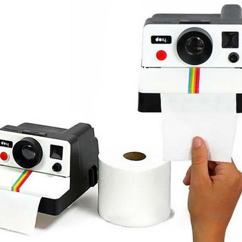 1 τεμ. Δημιουργικό Retro Camera Shape Inspired Tissue Boxes Θήκη χαρτιού σε ρολό τουαλέτας Κουτί Διακόσμηση μπάνιου Αξεσουάρ μπάνιου