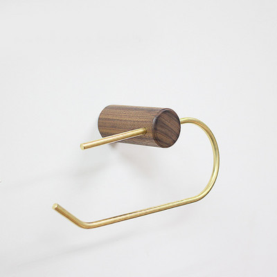 Radošs papīra ruļļu turētājs mājas vannas istabas koka statīvs, metāla statīvs mājsaimniecības tualetes rullīšu auduma turētājs