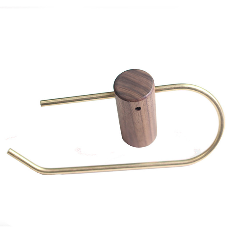 Radošs papīra ruļļu turētājs mājas vannas istabas koka statīvs, metāla statīvs mājsaimniecības tualetes rullīšu auduma turētājs