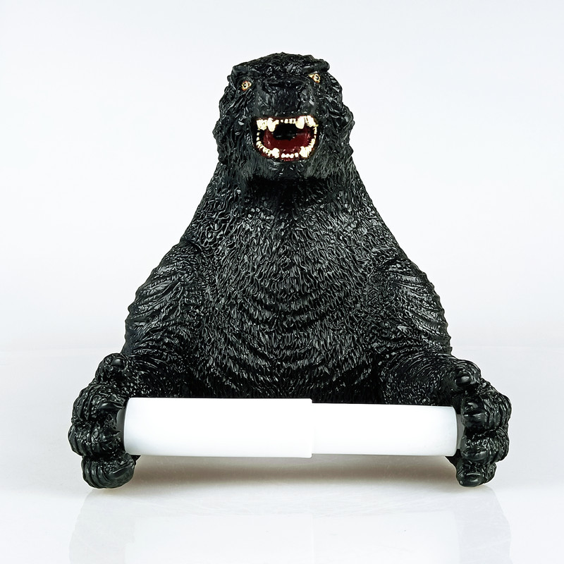 dinozauru tualetes papīra turētājs WC salvešu statīvs Vannas istaba Pie sienas stiprināms Plaukts bez perforatora salvešu statīvs rullīšu papīra pakaramais statīvs