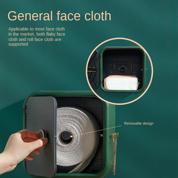 Нов многофункционален държач за тоалетна хартия Кутия за съхранение в банята Поставка Стенен водоустойчив аксесоар за тоалетна Аксесоари за тоалетна