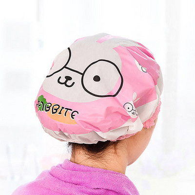 1 vnt. mikropluošto plaukų džiovinimo įklotas po dušo, moteriškas rankšluostis, greitai išdžiūstantis plaukams kepuraitė, turbano galvos apvyniojimas, maudymosi produktai