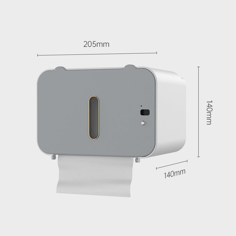 Viedais indukcijas tualetes papīra turētājs Tualetes papīra dozators Pie sienas stiprināms tualetes papīra ruļļa turētājs Vannas istabas organizatora piederumi