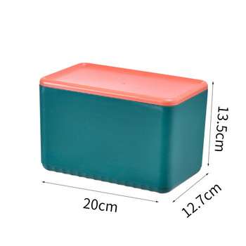 Нова тенденция Кутия за тоалетна хартия Без пробиви Стойка за домакинска тоалетна Удобна и издръжлива водоустойчива окачена на стена Проста кутия за съхранение
