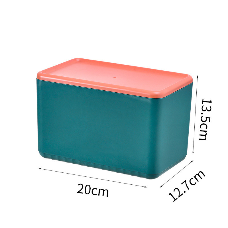 Jauna Trend tualetes papīra kastīte bez perforatora mājsaimniecības tualetes plaukts, ērta un izturīga ūdensnecaurlaidīga piekārta pie sienas, vienkārša uzglabāšanas kaste