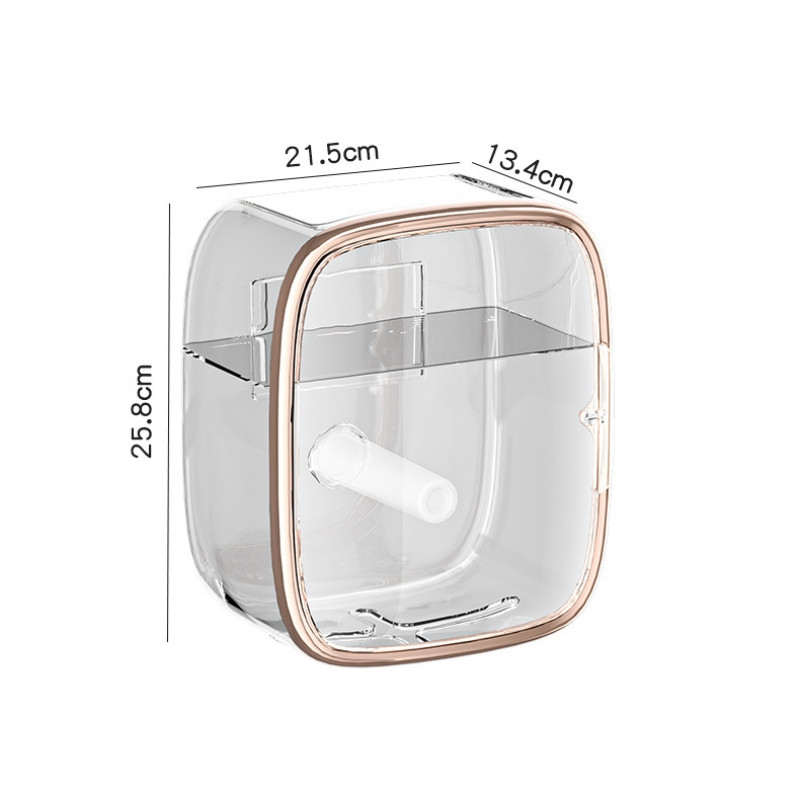 Pie sienas stiprināma ūdensnecaurlaidīga salvešu kastīte 2 slāņu glabāšanas augšpusē noņemams tualetes ruļļa papīra turētājs vannas istabas salvešu kastes turētājs