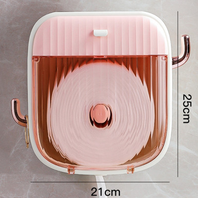 Ūdensnecaurlaidīgs pie sienas stiprināms salvešu turētājs ar āķi 2 slāņu atvilktņu uzglabāšanas tualetes rullopapīra kastīšu turētājs Mājas vannas istabas piederumi