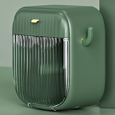 Ūdensnecaurlaidīgs pie sienas stiprināms salvešu turētājs ar āķi 2 slāņu atvilktņu uzglabāšanas tualetes rullopapīra kastīšu turētājs Mājas vannas istabas piederumi