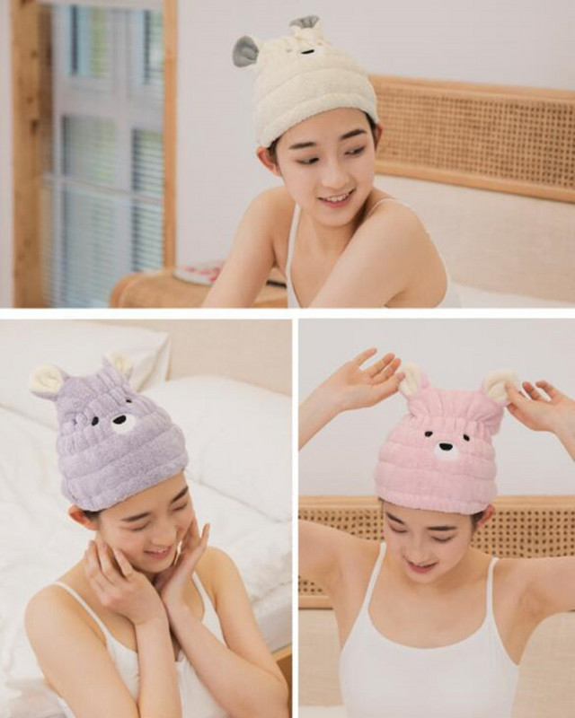 Spa Bowknot dušas cepure Elpošana Mikrošķiedras Matu Turbāns Ātri Dvieļu žāvēšanas dvieļu cepures sievietēm pirts Vannas istabas piederumi