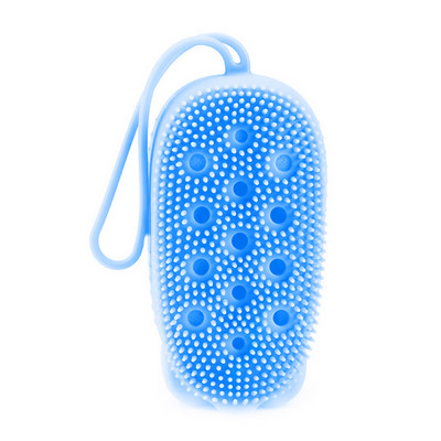 Silikonska četka za pjenušavu kupku Piling spužva Masažer za tijelo Čistač kože Alat za ribanje Trljanje kože leđa Četke za tuširanje