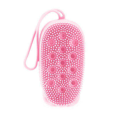 Silikonska četka za pjenušavu kupku Piling spužva Masažer za tijelo Čistač kože Alat za ribanje Trljanje kože leđa Četke za tuširanje