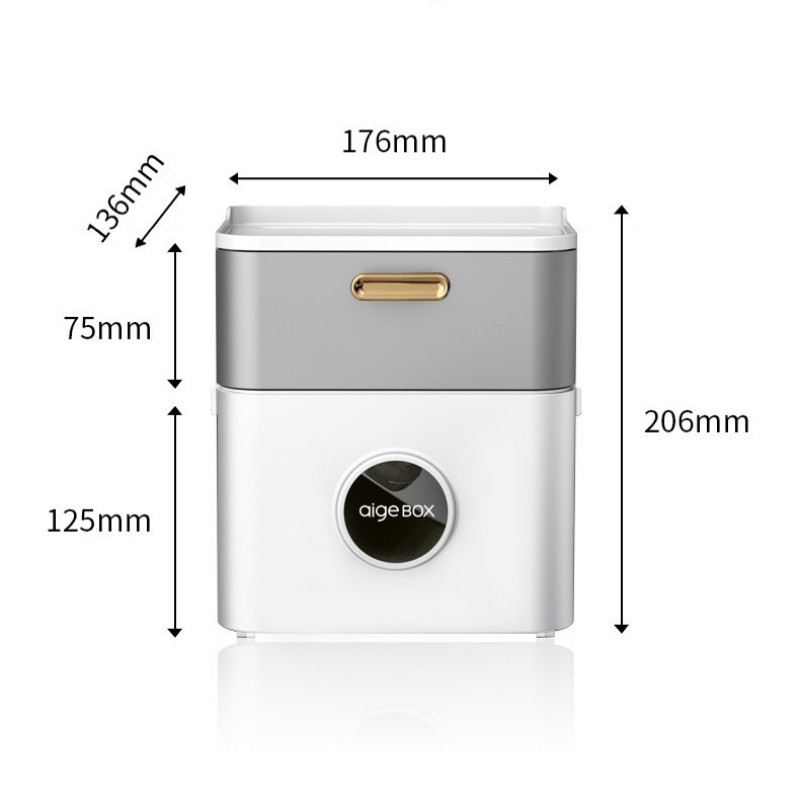 Luksusa sienas tualetes papīra kastīte noņemama rullopapīra kaste Vannas istabas ūdensnecaurlaidīgs uzglabāšanas turētājs Radošs atvilktņu organizators