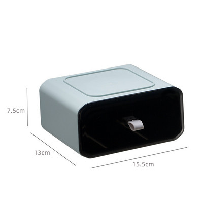 Pie sienas stiprināms magnētiskās pievilkšanas rullīšu papīra kastīte noņemams salvešu turētājs ūdensizturīgs uzglabāšanas kastes vannas istabas audu organizatora futrālis