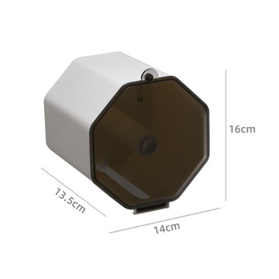 Pie sienas stiprināms magnētiskās pievilkšanas rullīšu papīra kastīte noņemams salvešu turētājs ūdensizturīgs uzglabāšanas kastes vannas istabas audu organizatora futrālis