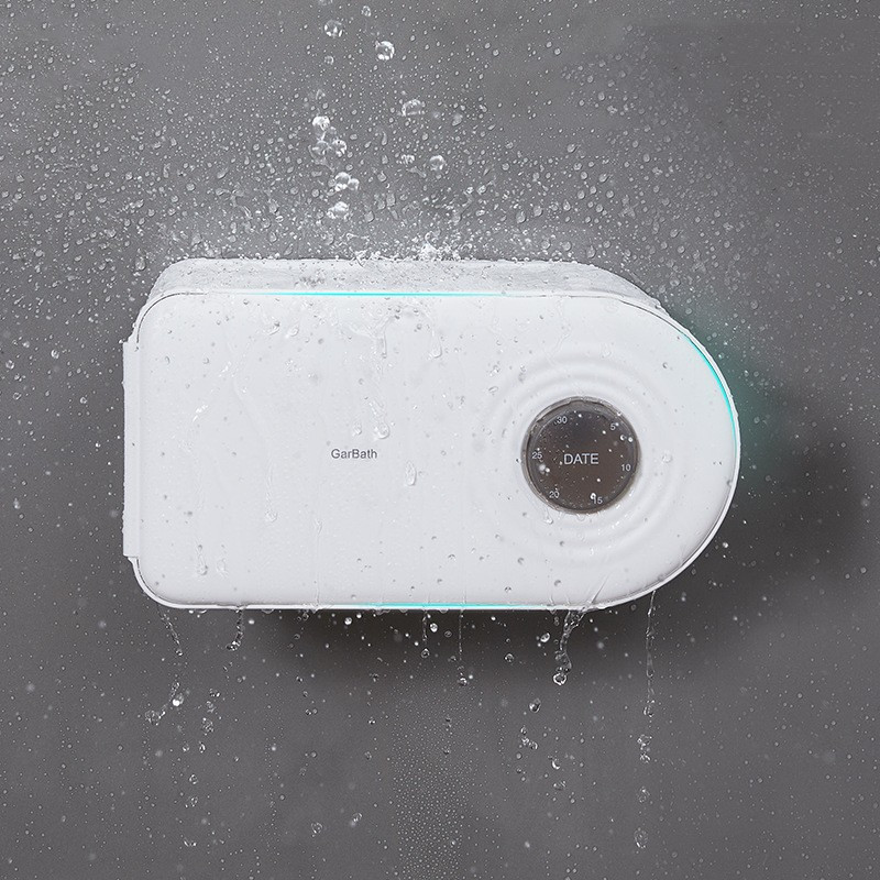 Pie sienas stiprināms audu glabāšanas turētājs Datuma ieraksts Ūdensizturīgs rullopapīra kastīte Augšējais organizatora plaukts Mājas Vannas istabas audu kastītes turētājs