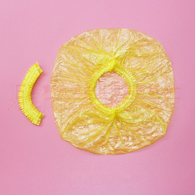 100 komada čiste jednokratne kape za spa salon kupaonica netkane nabrane mob kape protiv prašine gljive kape za tuširanje medicinske kape za kosu